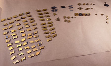 LARGE LOT CARBIDE INDEXABLE LATHE  INSERTS Some New - Some 1/2 Used  - OVER 100 picture