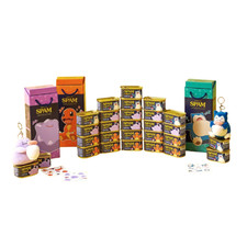 SPAM Pokemon Gift Set Tower 3 Box Set 1 Plush Keychain 7.05 oz (200g) x 5 cans picture