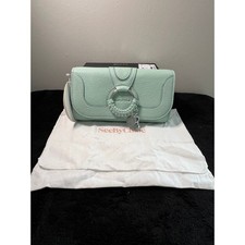 See By Chloé Hana Small Mint Green Leather Crossbody NWT Auth Card Dust Bag picture
