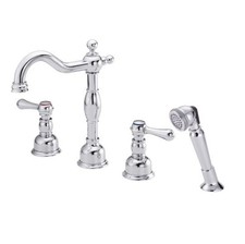 Danze D306757 Roman Tub Faucet with Soft Touch Personal Shower Chrome w/D215000B picture