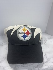 VTG 2002 Pittsburgh Steelers Reebok Sharktooth Strapback Hat Cap NFL Football picture