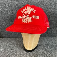 Vintage Alabama Crimson Tide 80's Snapback Hat Men's Mesh Back SEC Football picture