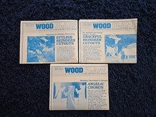 3 VINTAGE Better Homes & Gardens WOOD PLANS YARD ART Christmas Reindeer Angels picture