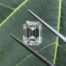 CERTIFIED 5.15 Ct Natural Diamond D Grade Emerald Cut LOOSE VVS1/12 mm # picture