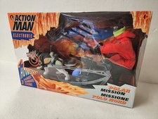 VINTAGE 1999 Hasbro Action Man Polar Mission Figure w/ Dog & Sled NIB WORKS HP1 picture