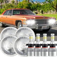 For 1958-1974 Cadillac DeVille 4PCS 5-3/4 5.75