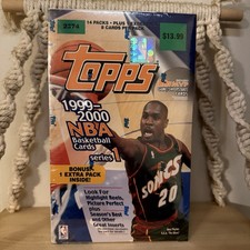 1999-2000 Topps NBA Basketball  Series 1 Box -15 Packs - Kobe, Duncan Inserts 📈 picture