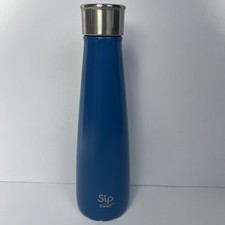 Sip By Swell Blue Insulated Stainless Steel Water Bottle 15oz 450ml Cold Hot NOS picture