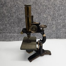 Antique Bausch & Lomb Brass Microscope c.1890-1905 USDA 41420-BAI picture