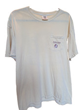 FSU Florida State Seminoles Pocket T-Shirt Comfort Colors Sunset Palms Size Larg picture