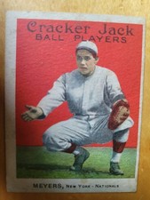 1915 Cracker Jack Ball Players MEYERS, New York - Nationals #71 picture