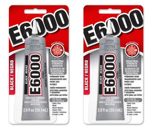 E6000 Multipurpose Adhesive Black 2 Oz Two Pack Craft Glue Jewelry Adhesive picture