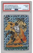 2023 PANiINI DONRUSS OPTIC SUPER BOWL DOWNTOWN BEN ROETHLISBERGER #SBD-BR PSA 9  picture