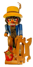Steinbach Nutcracker Toymaker w/ Signed Steinbach Book (~1991) picture
