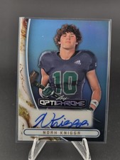 2026 Leaf OptiChrome Noah Knigga Auto Prismatic Platinum #1/8 First on Print picture