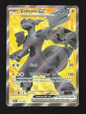 Zekrom ex 158/086 Holo Ultra Rare Black Bolt Pokemon Lightly Played picture