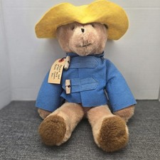 Vintage 1975 Eden Toys Paddington Bear Plush All Original Tags Included picture