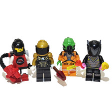 LEGO Robot Alien Astronaut Minifigure Lot Accessories Genuine Parts Space Sci Fi picture