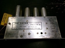 VINTAGE THE FISHER PR-66 STEREO PREAMPLIFIER-RARE picture