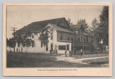 Barnard Sanitarium, Martinsville, Indiana IN 1912 DB Postcard picture