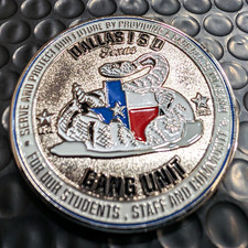 Dallas PD Gang Unit Police Challenge Coin - Original Militaria picture