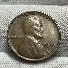 1930-S Better Date Lincoln Wheat Cent Penny receive coin pictured #6388 picture