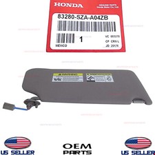 Genuine OEM Sun Visor ATLAS GRAY Front Left Driver Side Honda Pilot 2013-2015 picture