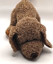 Vintage 1997 Wishpets Harry Brown Puppy Dog Plush Stuffed Animal Toy Soft picture