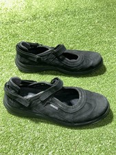 MEPHISTO Rejine Mary Jane Comfort Shoe Size 9.5 Black Bucksoft Magic Leather picture