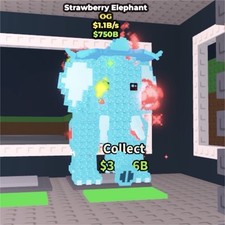 Roblox Strawberry Elephant Collectible Video Game Screenshot Image - Android picture