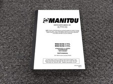 Manitou M30-4 M40-4 M50-4 H/L Rough Terrain Forklift Parts Catalog 804934 picture