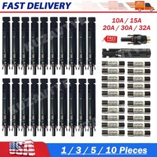 1~10PCS Solar Fuse PV Connectors in-line Waterproof Fuse Holder 10/15/20/30/32A picture