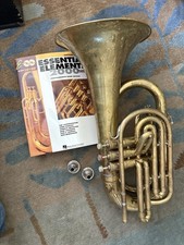 Vintage Student Baritone Bach Mercedes Orchestra Brass Band Instruments picture