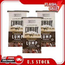 3 Pack Cowboy 15 Pound Oak & Hickory Lump Charcoal picture
