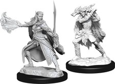 Dungeons & Dragons Unpainted Miniatures: W15 Winter Eladrin  & Spring Eladrin picture