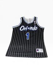 Vintage Champion Men Orlando Magic Penny Hardaway Black Jersey Sz Small  picture