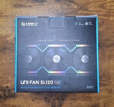 3 Pack Lian Li UNI Fan 120mm SL120 RGB - Black - picture