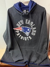 Fanatics NFL New England Patriots Pullover Hoodie Sweatshirt Navy Blue Men's XL picture