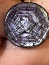 16.00 ct Natural Trapiche Sapphire Purple Pink Loose Collector Gemstone picture