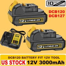 3.0Ah For Dewalt 12VOLT MAX LITHIUM ION DCB120 DCB127 DCB121 12V Battery picture