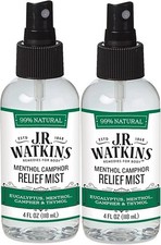 2 - Bottles Of J.R. Watkins Menthol Camphor Relief Mist 4Fl Oz picture
