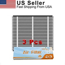 3 Pack 413 Air Filter 16x25x4 MERV 13 for AprilAire 1410 1610 2410... picture