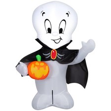 Airblown Halloween Yard Inflatables Light Casper as Cute Vampire , 4.5 Ft picture