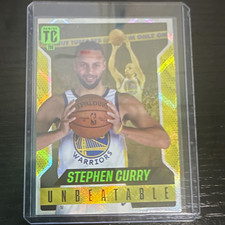 Panini 2023-24 NBA Top Class Unbeatable Stephen Curry Bright Gold #268 picture