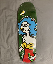 2023 New Shrink Krooked Mermaid Redux Green Stain Skateboard Deck 9.81 Mark Gonz picture