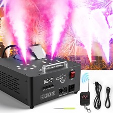 2000W 30000CFM Vertical Fog Smoke Machine 16 LED RGB Lights DMX Stage DJ Party picture
