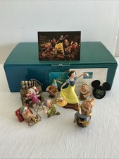 WDCC Snow White and the Seven Dwarfs Ornament Set N.L.E. w/WDCC Promos- READ picture
