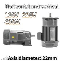 22mm High-Quality 400W Electric Gear Motor Speed Reduction Single Phase picture