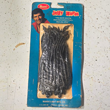 Vintage Mann's Jelly Worm Soft Plastic Fishing Lures 22 Pack Unopened NOS picture