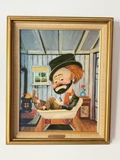 Red Skelton “Freddie in the Tub” Limited Edition Framed Artwork – #956/5000 picture